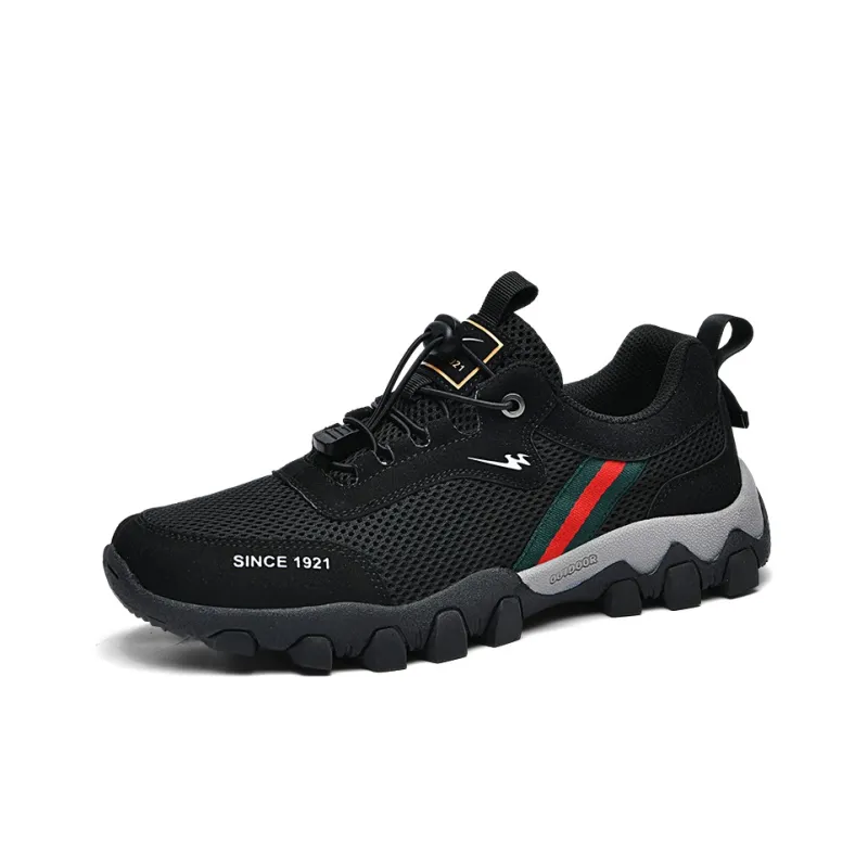 Binary Outdoor Shoes Men Low Top Red/Green-1