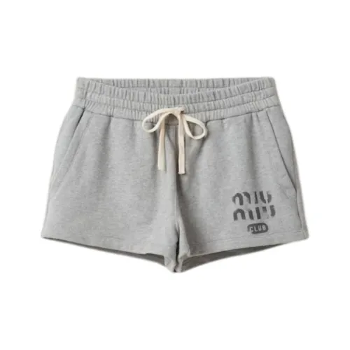 MIU MIU Casual Shorts Women's Gray