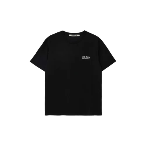 KIMHEKIM T-Shirts Unisex BLACK/Black