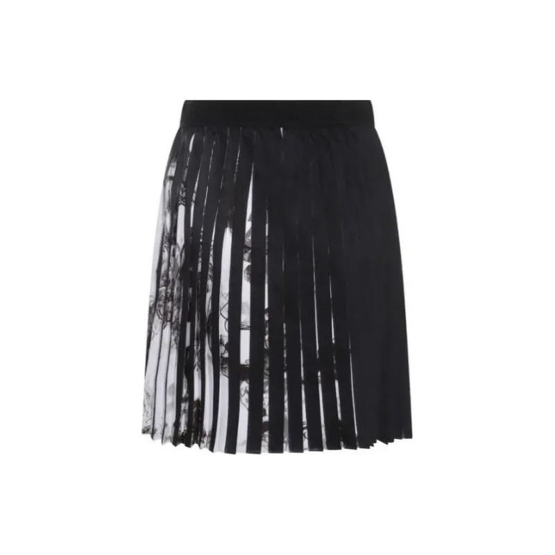 VERSACE JEANS COUTURE Watercolour Barocco Pleated Mini Skirt-1