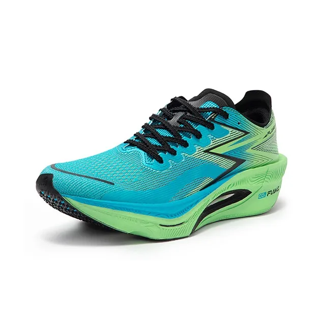 361° Fly Burn 3 Cushioned Slip Resistant Abrasion Resistant Breathable Low Top Casual Running Shoes Unisex Harmony Blue-1
