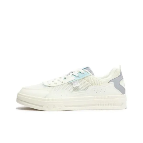 361° Cushioning Wear-Resistant Low-Top Skateboard Shoes Women's White Purple