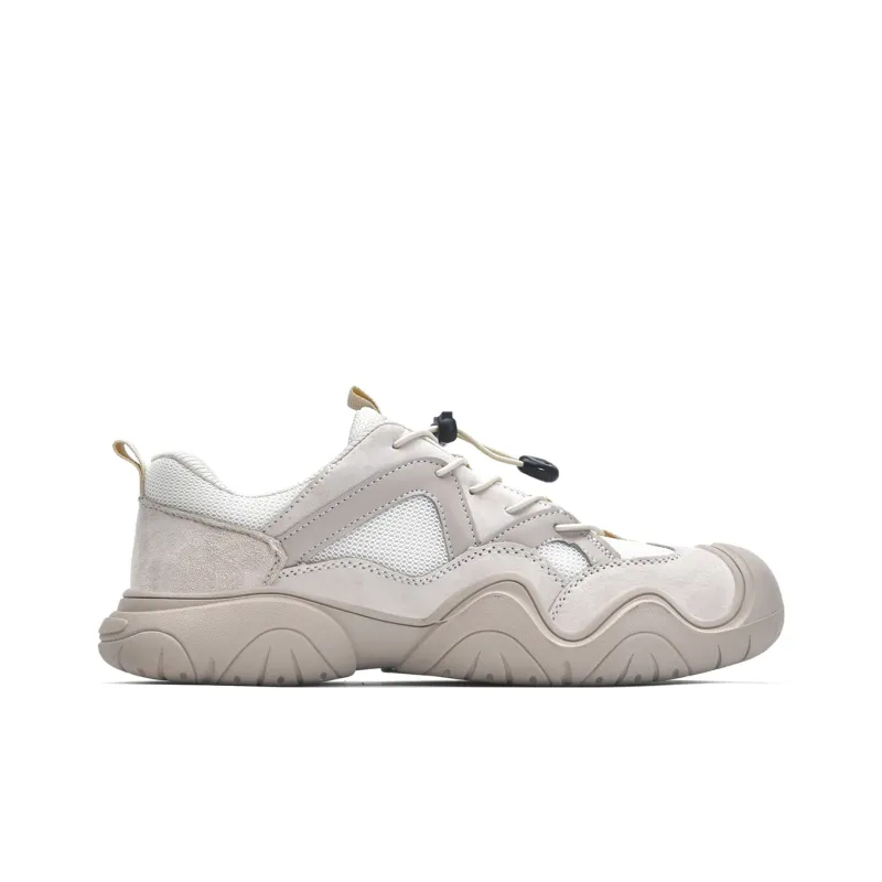 Jeep Cushioning Anti Slip Wear Resistant Breathable Lightweight Rebound Low Top Casual Shoes Unisex Sand-1