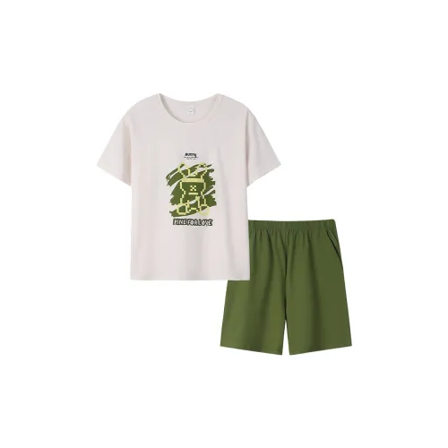 Sha Qian Pajama Set Summer Women's Champagne