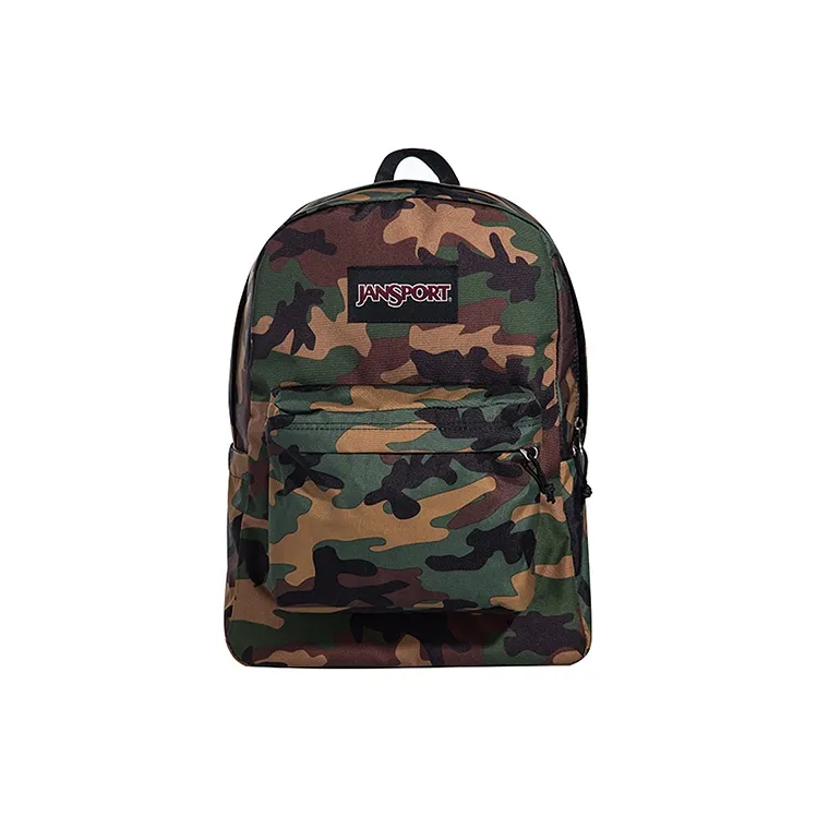 JanSport Polyester Backpack Medium Size Unisex Multicolor-0