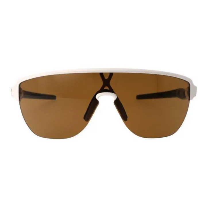 Oakley Irregular Shape Sunglasses Men's Beige-1