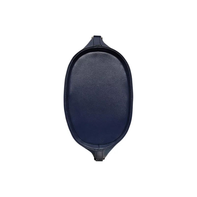 GUCCI Leather Bucket Bags Shoulder Bag Crossbody Bag Mini Women's Blue-6