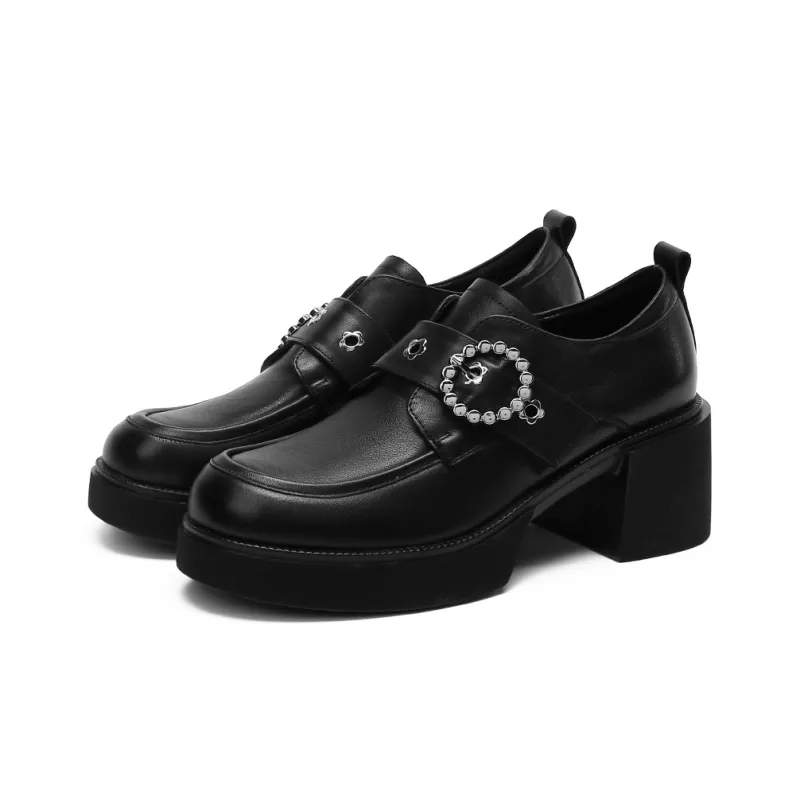 VEDULLAR Loafers Women's Black/Beige-1