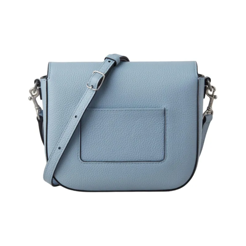 Mulberry Darley Small Grain Leather Preppy Shoulder Bag Crossbody Bag Small Size Women's Poplin Blue-2