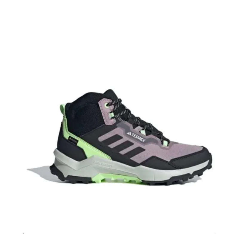 Adidas Terrex AX4 Mid Gore Tex Preloved Fig Core Black Green Spark Women's-1
