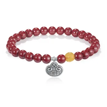 MURSTER Reconstructed Cinnabar Jade Bracelets Unisex