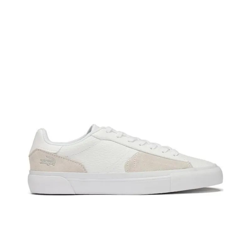 LACOSTE Skateboard Shoes Women's Pink Beige-1