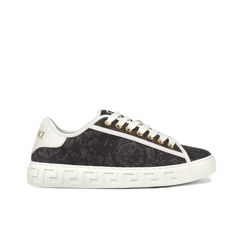 VERSACE Barocco Greca Jacquard Sneakers-1