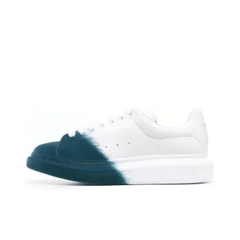Alexander McQueen Oversized Two Tone White Emerald Green