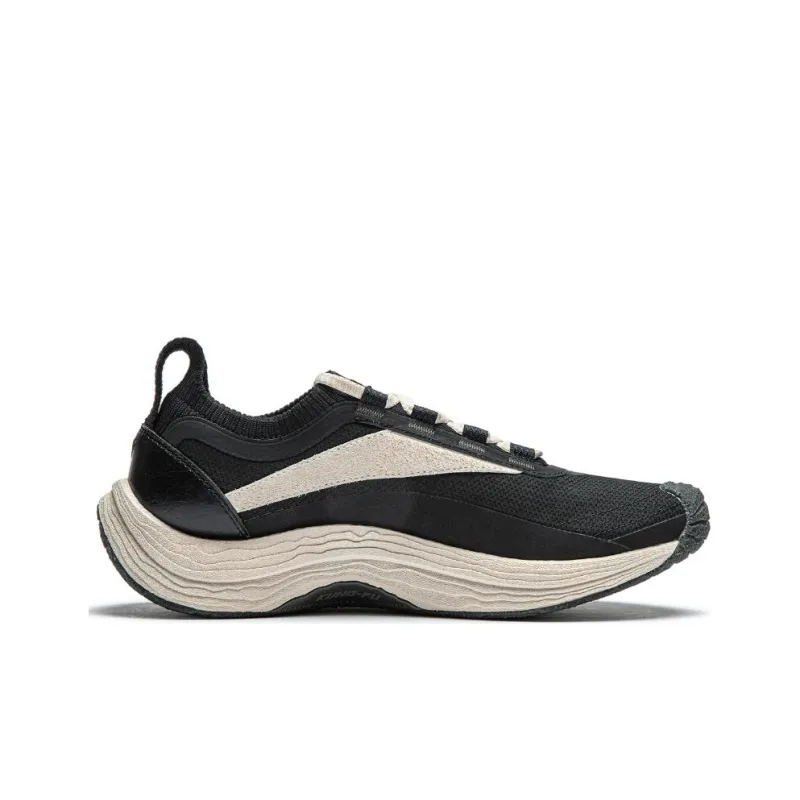 LiNing Jackie Chan Collaboration Kung Fu Collection Wear Resistant Low Top Casual Shoes Unisex Gray Black White-1