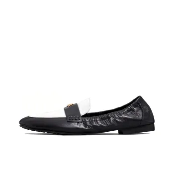 TORY BURCH Two tone Leather Ballet Loafers