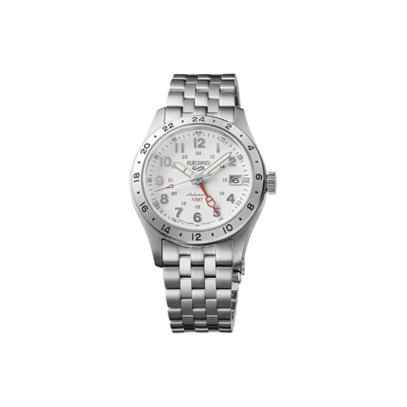 SEIKO Automatic Mechanical Movement Watch Men's Watches White Dial-0