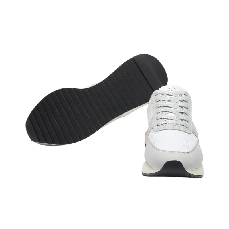 ARMANI EXCHANGEAE Low Top Casual Shoes Men's Gray White-3