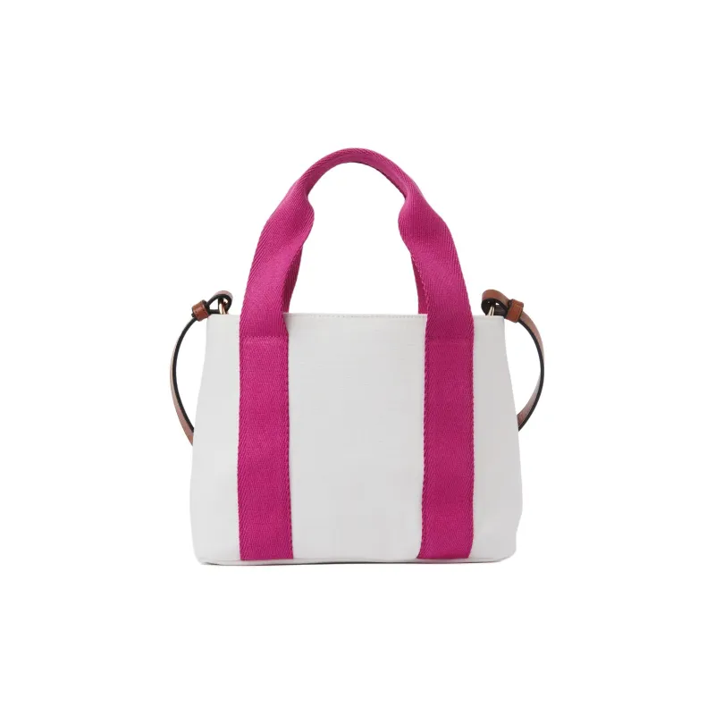 Chloe Cotton Tote Bag, Shopping Bag, Shoulder Bag, Handbag Unisex Ecru-1