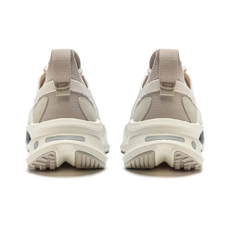 LiNing Cushioned Wear Resistant Slip Resistant Low Top Trendy Casual Shoes Unisex Gray-5