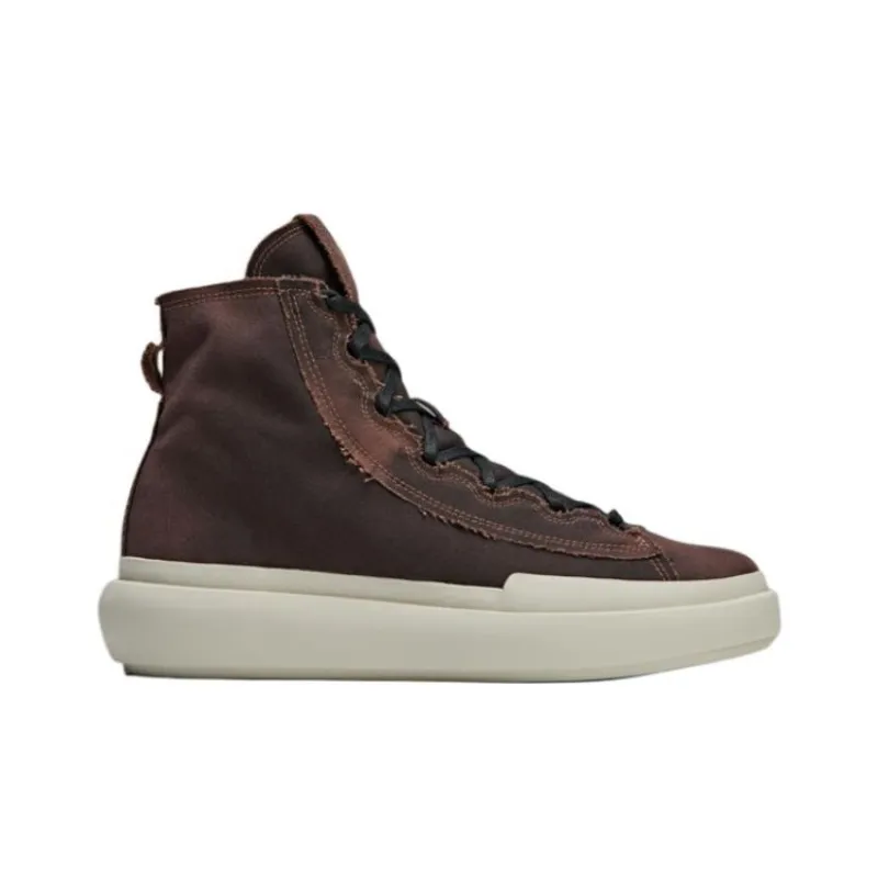 Y 3 Nizza High Top Skateboard Shoes Unisex Brown-1