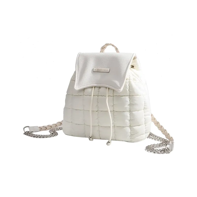 UNITE STAR PU Backpack Handbag Regular Women's Bubble Gum White/Jumping Candy Color-1