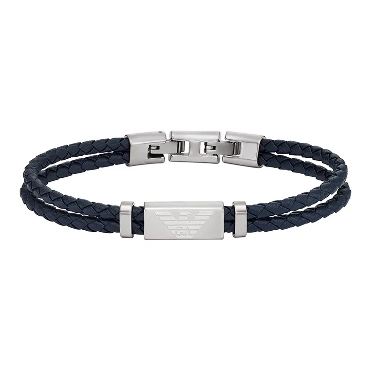 EMPORIO ARMANI Stainless Steel Bracelets Men's Black-0