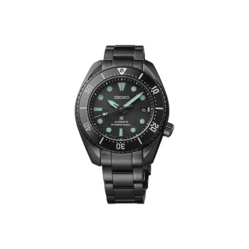 SEIKO Automatic Mechanical Movement Stainless Steel Strap Watch Men's Watches Black Dial