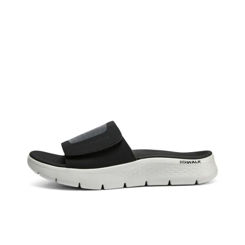 Skechers EVA Slip Resistant Abrasion Resistant Slide Slippers Men's Black-0
