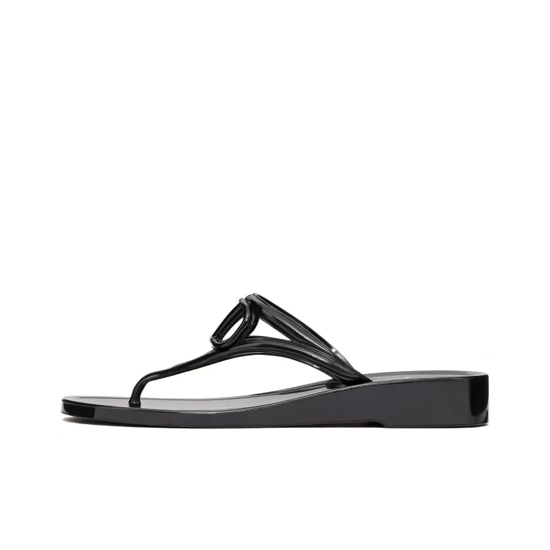 Valentino VLogo Signature Slip On Flip Flops-0