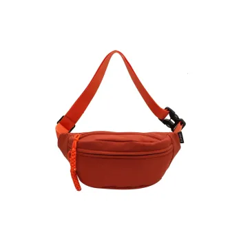 GEERDUN Canvas Bag Fanny Pack Regular Women's Orange/Ecru/Pink/Red/Black