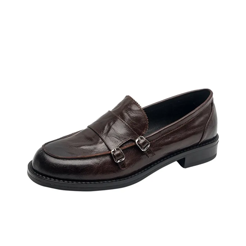 Naiyee Loafers Women's Black/Brown-6