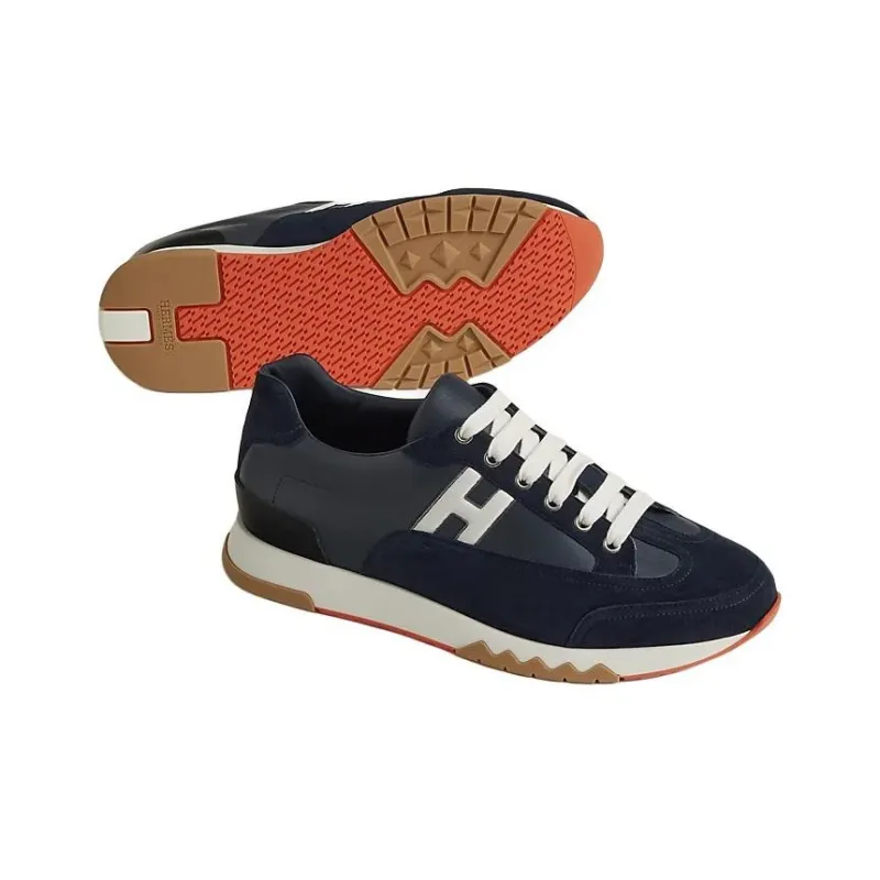 HERMES Trail Low Top Casual Shoes Men's Black-2