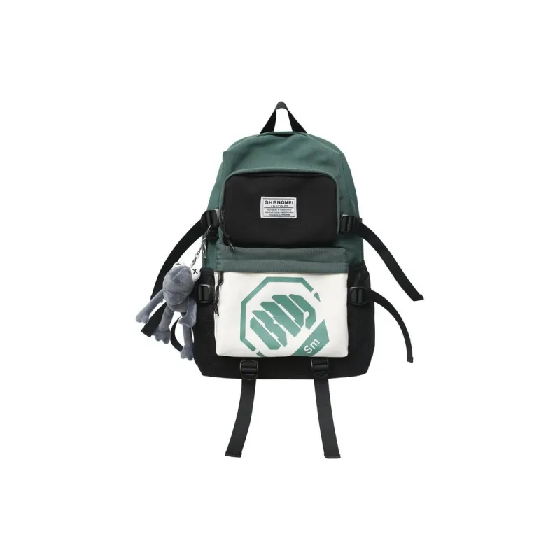 BALANG Nylon Travel Laptop Bag Backpack Regular Unisex Black/Black & Blue/Black & Green/Black & White-10