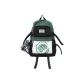 Black & Green with Gray Frog Pendant