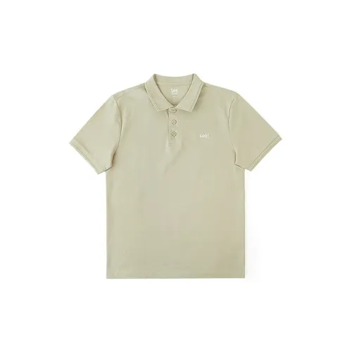 Lee Polo Shirts Men Oyster White