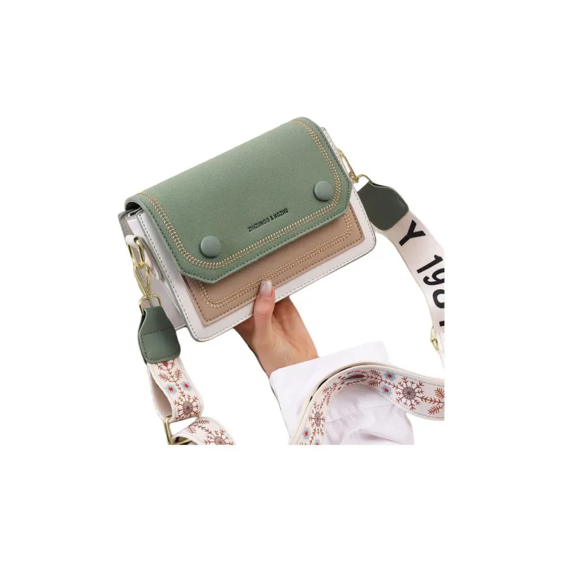 Weymond Soft Leather Shoulder Bag Crossbody Bag Backpack Women's Black/Yellow Blue/Pink Green-25