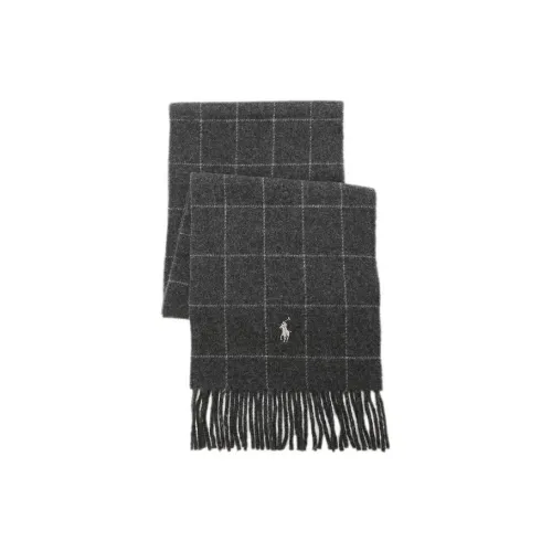 Polo Ralph Lauren Knit Scarves Unisex Dark Gray