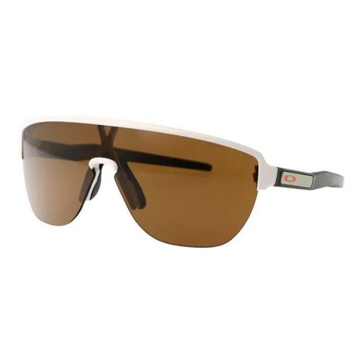 Oakley Irregular Shape Sunglasses Men's Beige-0