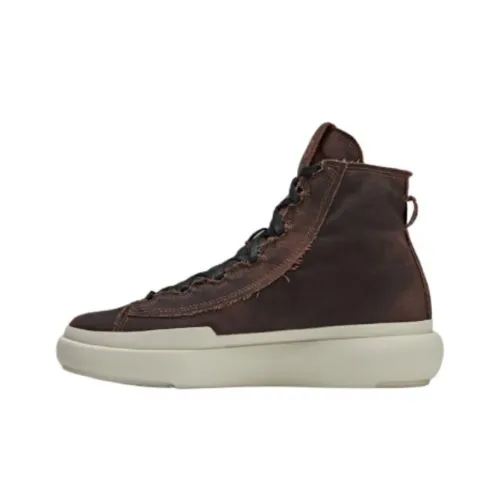 Y-3 NIZZA Skateboard Shoes Unisex High-Top Brown