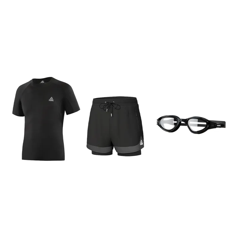 PEAK Swimming Sets Polyester Pool Men's Black-6