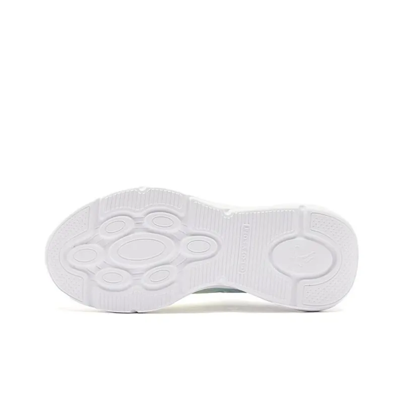 QIAODAN Yuebu 2.0 Wear Resistant Breathable Slip Resistant Low Top Q COZY SOFT Running Shoes Women's White Cyan Purple-6