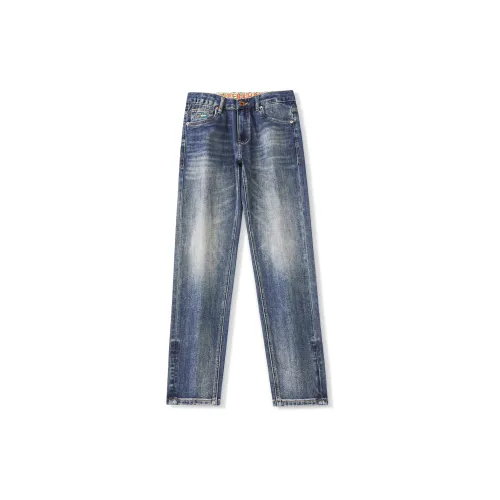 Jeep Jeans Men Vintage Blue