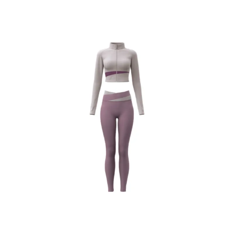 SINGLELADY Yoga Sets Unisex Black Purple Blue White-6