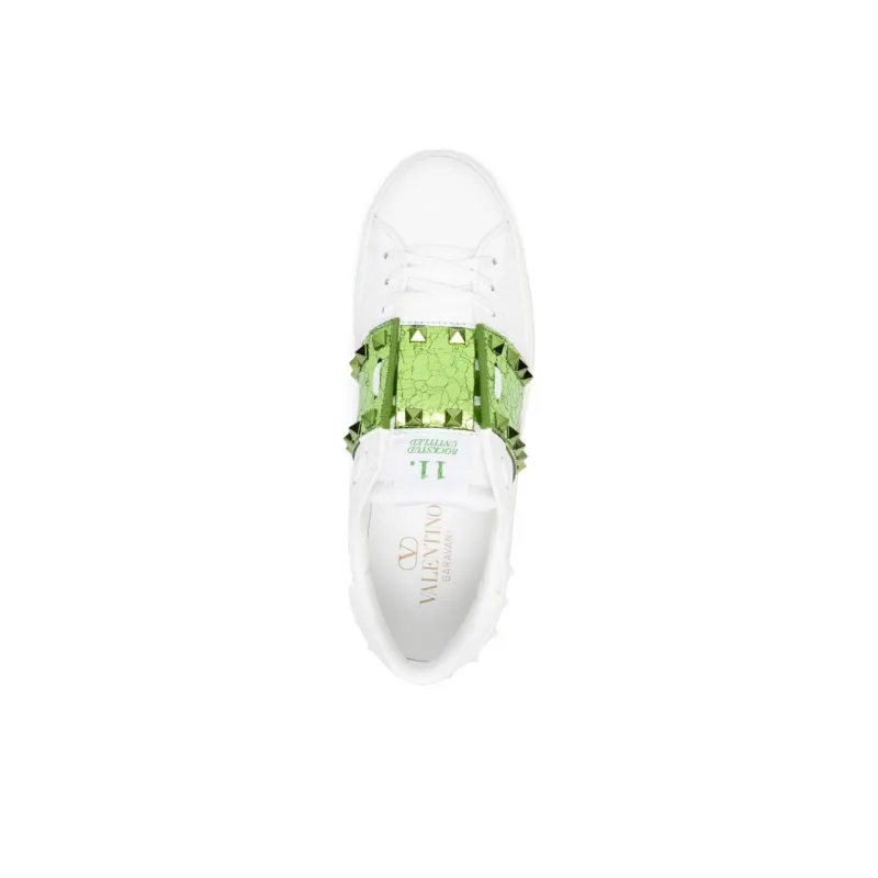 Valentino Garavani Rockstud Lace-Up Sneakers Women's-4