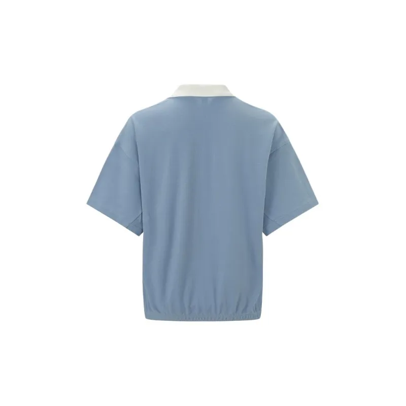 Reebok Polo Shirt Women's Blue Purple-1