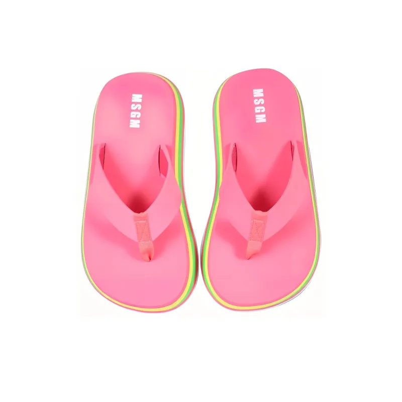 MSGM Thong strap Chunky Flip Flops-3