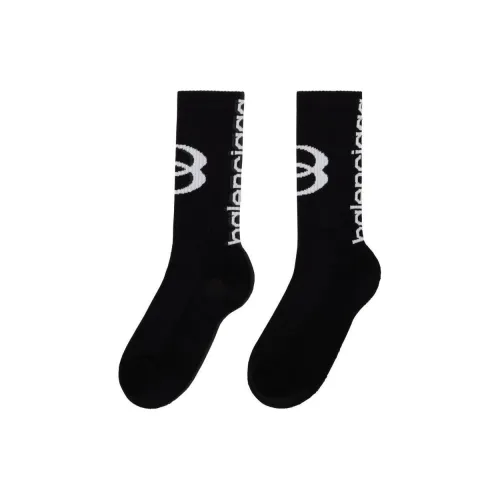 Balenciaga Unisex Mid-Calf Socks