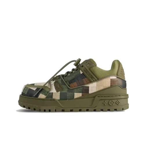 LOUIS VUITTON LV Trainer Maxi Sneaker Green Damoflage Damier