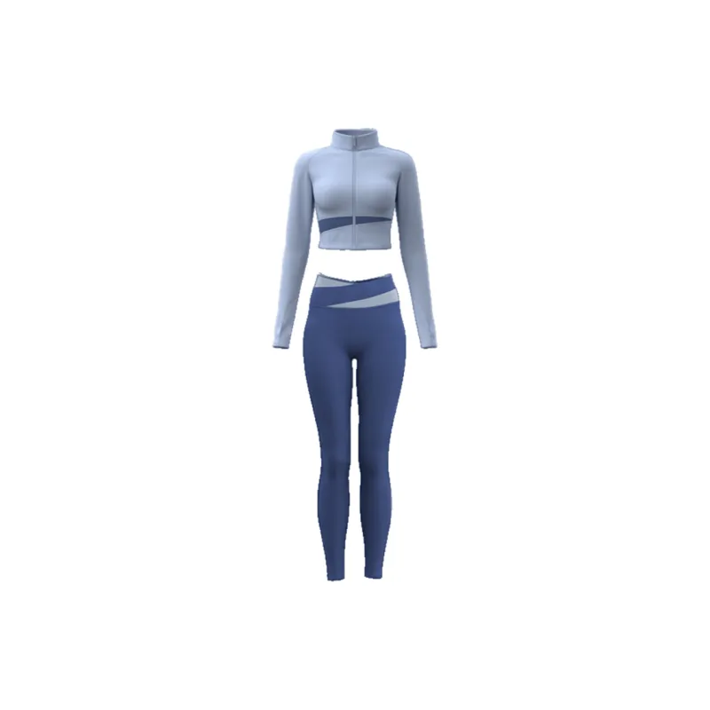 SINGLELADY Yoga Sets Unisex Black Purple Blue White-5